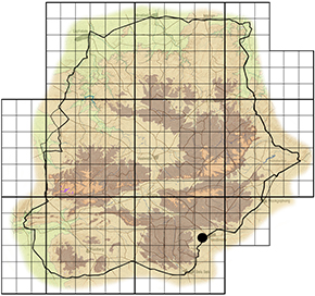 Gegenes letterstedti Waterberg distribution